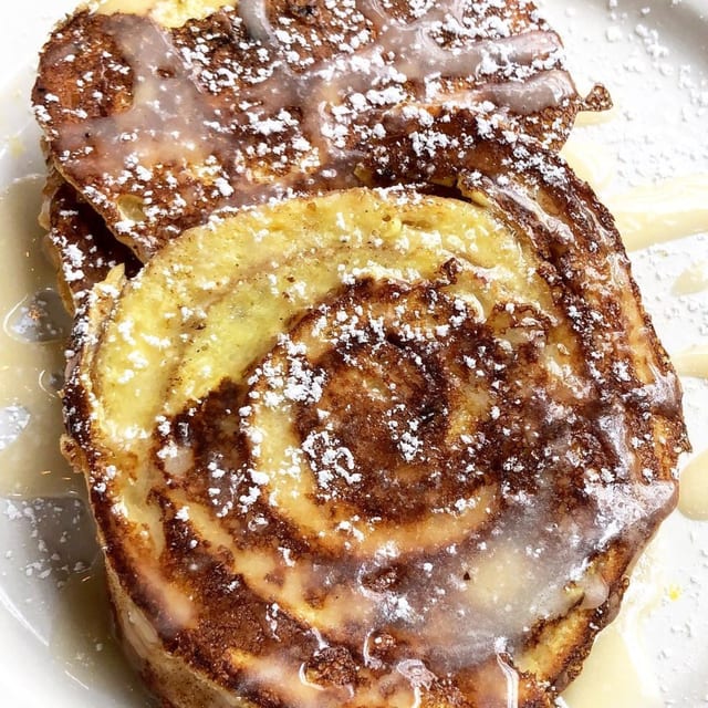 Cinnamon Roll French Toast.